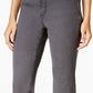 Calça jeans feminina Charter Club Lexington reta cinza escuro tamanho 4