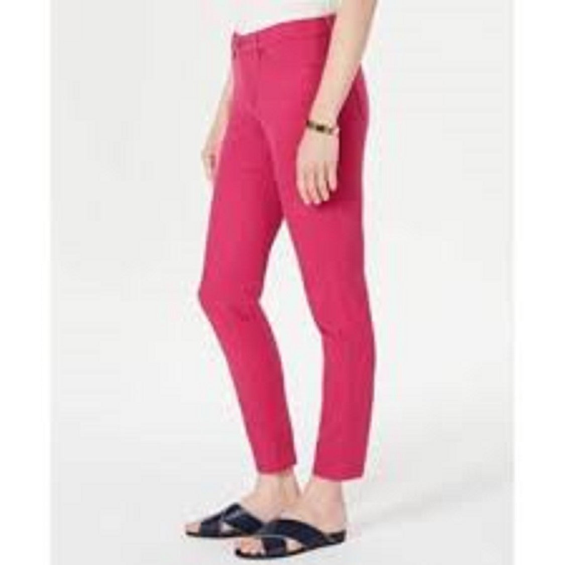 Calça jeans skinny feminina Charter Club Bristol, rosa escuro, tamanho 8