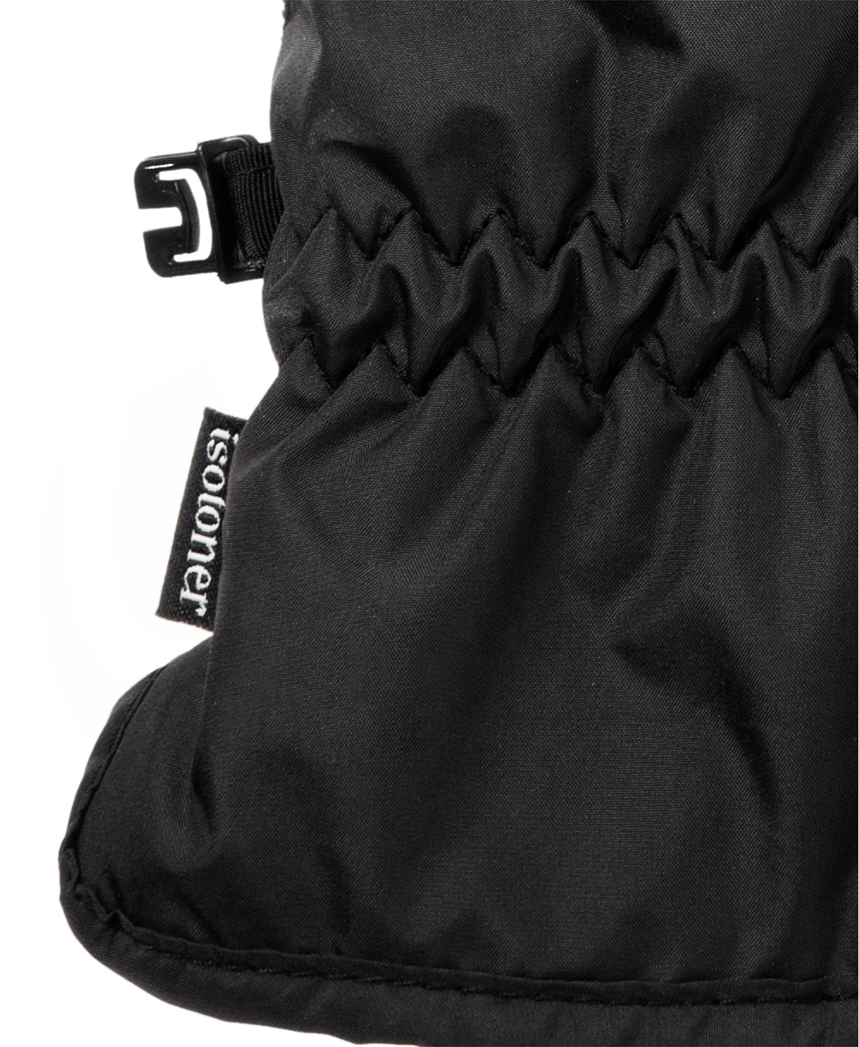 Luvas esportivas Isotoner Signature Sleek Heat masculinas, pretas, tamanho médio