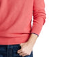 Suéter texturizado com zíper de um quarto masculino Ralph Lauren, vermelho brilhante, tamanho X-S
