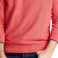 Jaqueta Ralph Lauren Masculina de Algodão com Acabamento Contrastado e Zíper 1/4 Vermelho Brilhante Tamanho P