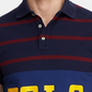Camisa polo masculina Ralph Lauren Classic Fit Retro Mesh, azul marinho, tamanho pequeno