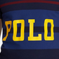 Camisa polo masculina Ralph Lauren Classic Fit Retro Mesh, azul marinho, tamanho pequeno