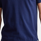 Camisa polo básica masculina Ralph Lauren Slim Fit Mesh Bear, azul marinho, tamanho X-S