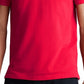 Camisa polo masculina Ralph Lauren Lunar New Year em malha vermelha, tamanho X-S