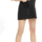 Vestido curto estilo smoking feminino Danielle Bernstein, preto, tamanho 8