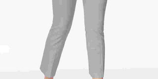 Calça Cropped Feminina Alfani Cinza Tamanho 8 Petite