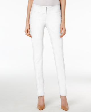 Calça skinny feminina Alfani, branca, tamanho 2, pequena