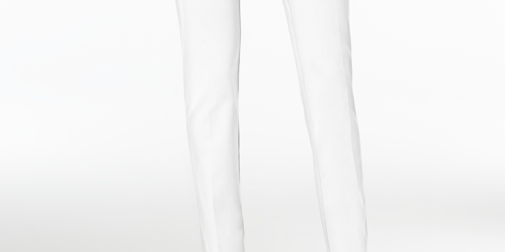 Calça skinny feminina Alfani, branca, tamanho 2, pequena