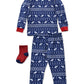 Conjunto de pijama e meias com estampa de rena para bebês e crianças pequenas Max &amp; Olivia, tamanho 3T, azul marinho