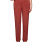 Calça feminina Petite Cedar Canyon Pull-On Alfred Dunner, laranja, tamanho 20X5