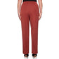 Calça feminina Petite Cedar Canyon Pull-On Alfred Dunner, laranja, tamanho 20X5