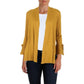 Cardigan Alfani Feminino com Manga Amarrada e Tamanho Extra Grande