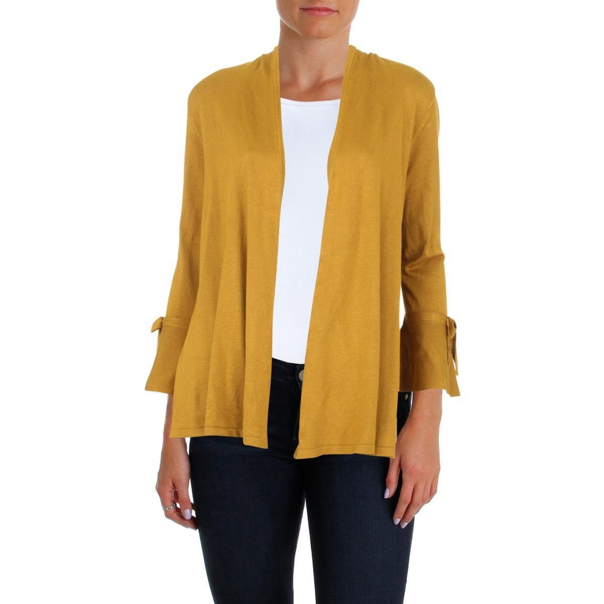 Cardigan Alfani Feminino com Manga Amarrada e Tamanho Extra Grande