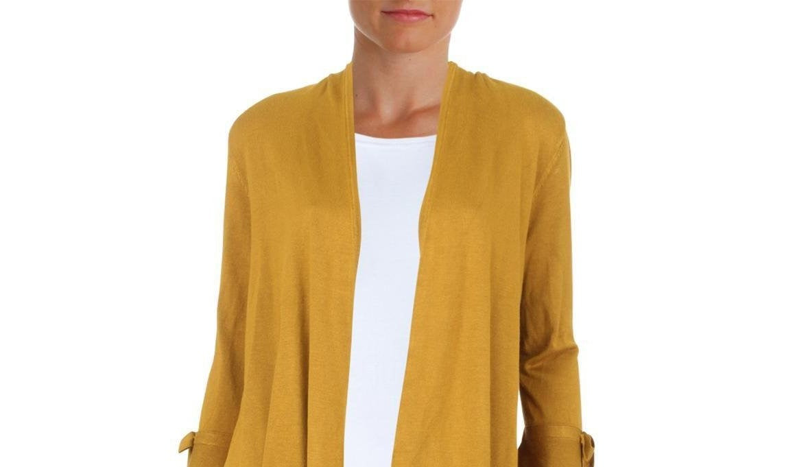 Cardigan Alfani Feminino com Manga Amarrada e Tamanho Extra Grande