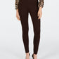 Calça legging feminina sem costura INC International Concepts marrom tamanho 4 pequena curta