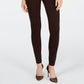 Legging feminina sem costura pequena INC International Concepts marrom tamanho 6P