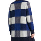 Cardigan feminino grande Lucky Brand, azul, tamanho pequeno