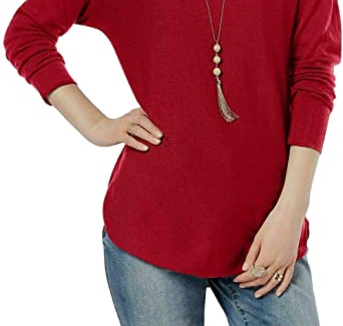 Suéter feminino vermelho INC International Concepts