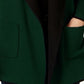 Cardigan Alfani Feminino Colorblocked Frente Aberta Verde Tamanho P