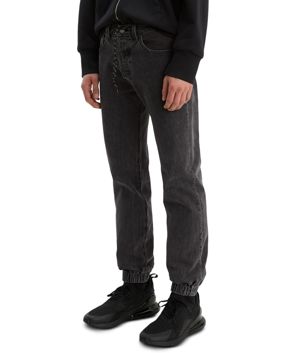 Calça jeans jogger Levi's 501 Original Straight-Fit Stretch Masculina Cinza Tamanho 40X32