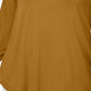 JM Collection Top feminino plus size com decote redondo, amarelo, tamanho 1X