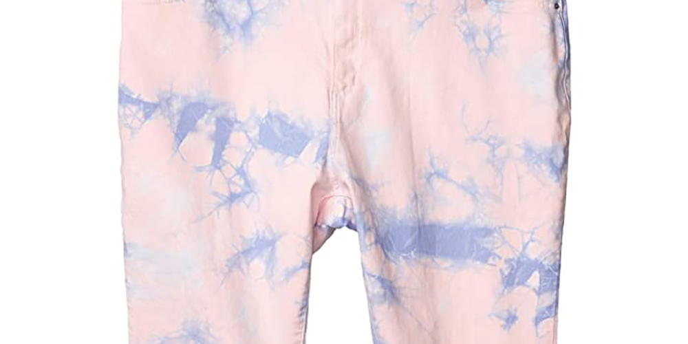 Calça jeans skinny Levi's Plus 721 estampada de cintura alta, tamanho 18W, rosa