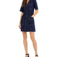 Nanette Lepore Vestido-camisa jeans feminino escuro