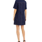 Nanette Lepore Vestido-camisa jeans feminino escuro