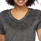 American Rag Juniors' Burnout Top Preto Tamanho Grande