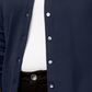Cardigan feminino plus size Karen Scott, azul marinho, tamanho 2X