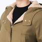 Jaqueta Anorak com Capuz Coleção B Junior Verde Alecrim Tamanho X-S