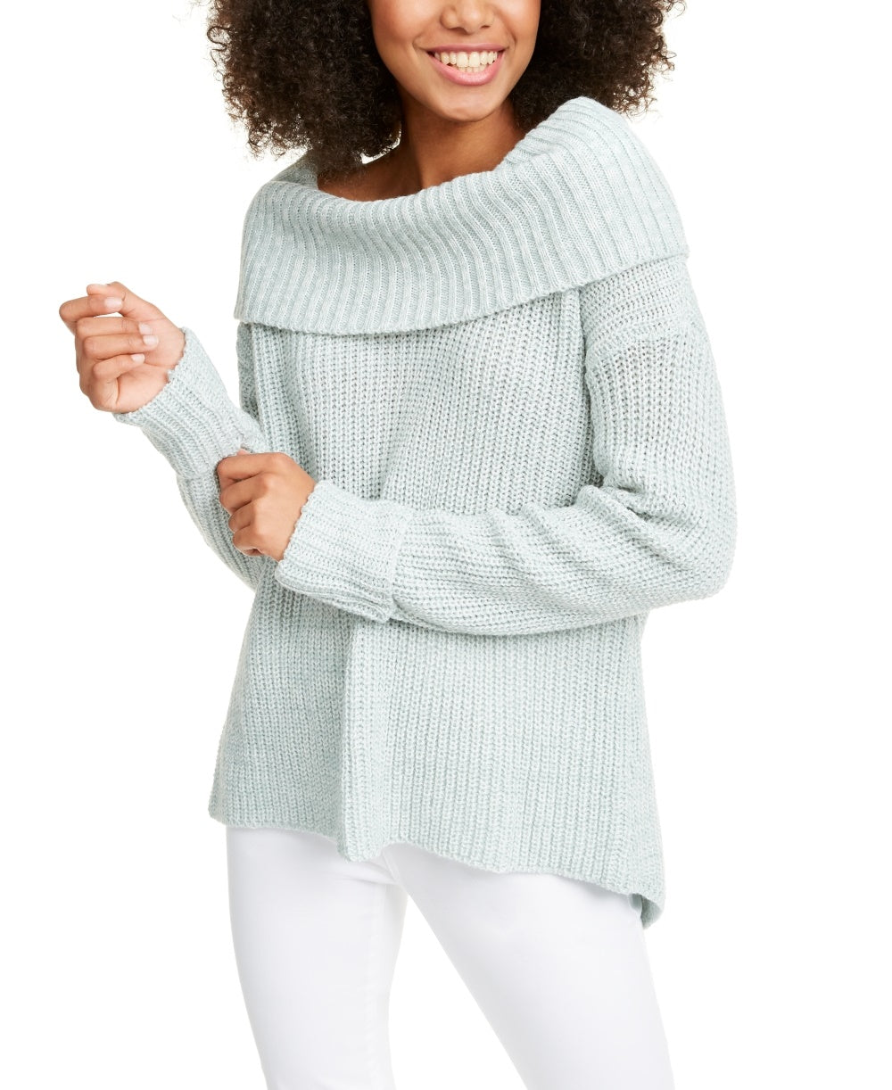 Suéter American Rag Junior's Cowlneck Azul Tamanho Médio