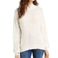 Suéter American Rag Juniors com mangas bufantes, tamanho grande, branco