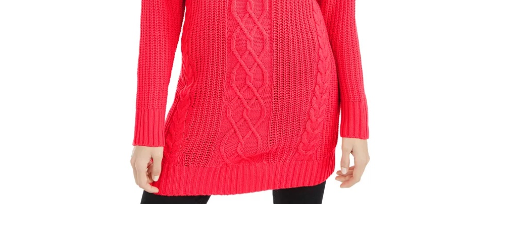 Suéter Túnica American Rag Juniors Rosa Escuro Tamanho Médio