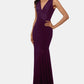 Vestido bandagem feminino Betsy &amp; Adam roxo tamanho 6 pequeno