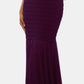 Vestido bandagem feminino Betsy &amp; Adam roxo tamanho 6 pequeno