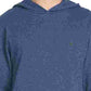Camiseta térmica masculina Volcom Wallace com capuz, azul marinho, tamanho pequeno