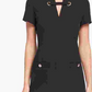 Vestido Tommy Hilfiger Scuba Crepe com Bolso e Grommet, Feminino, Preto, Tamanho 12