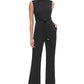 Macacão Tommy Hilfiger Feminino Gola Mock Preto Tamanho 4