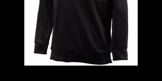 Moletom Adidas Big Girl's Velour Funnel Neck Preto