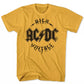 Camiseta masculina American Classics ACDC High Voltage Graphic, amarela, tamanho M