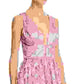 Vestido de festa feminino Avery G com tule bordado floral, roxo médio, tamanho 8