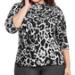 Belldini Suéter Plus Size Feminino com Acabamento em Ilhós Verde Tamanho XXG