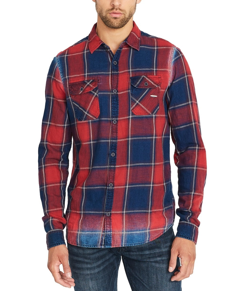 Camisa Buffalo David Sidope Masculina Vermelha Tamanho X-G