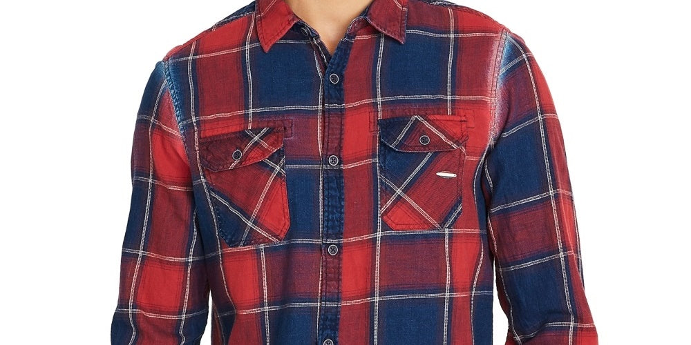 Camisa Buffalo David Sidope Masculina Vermelha Tamanho X-G