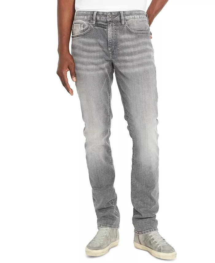 Calça jeans masculina Buffalo Heather cinza tamanho 38x30