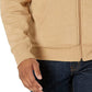 Jaqueta masculina Buffalo David Bitton bege com forro de pele sintética e zíper estampado, tamanho médio
