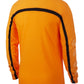Camiseta de treino Nike Dri-Fit manga comprida masculina laranja tamanho pequeno