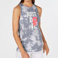 Camiseta de treino Nike Dri Fit Just Do It estampada feminina, tamanho médio, cor carvão